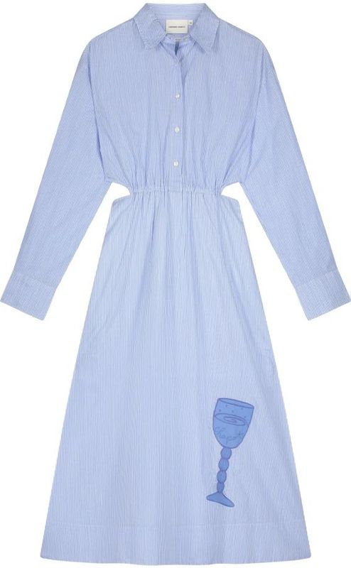 Fabienne Chapot - Blousejurk - Lichtblauw - 100% Biologisch Katoen