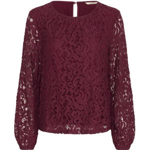 Cream, Dames, Blouses & Shirts, Bruin, Maat: M