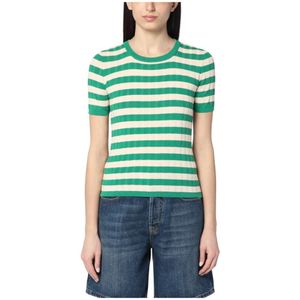 Roberto Collina, Dames, Truien, Veelkleurig, Maat: L Katoen,