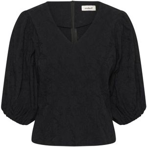 Soaked in Luxury, Dames, Blouses & Shirts, Zwart, Maat: L