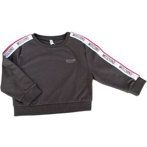 Moschino, Dames, Sweatshirts & Hoodies, Zwart, Maat: L Katoen,