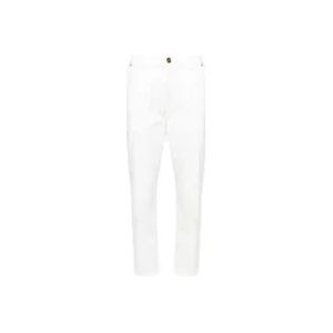 Pinko Cropped Jeans , White , Dames , Maat: W24