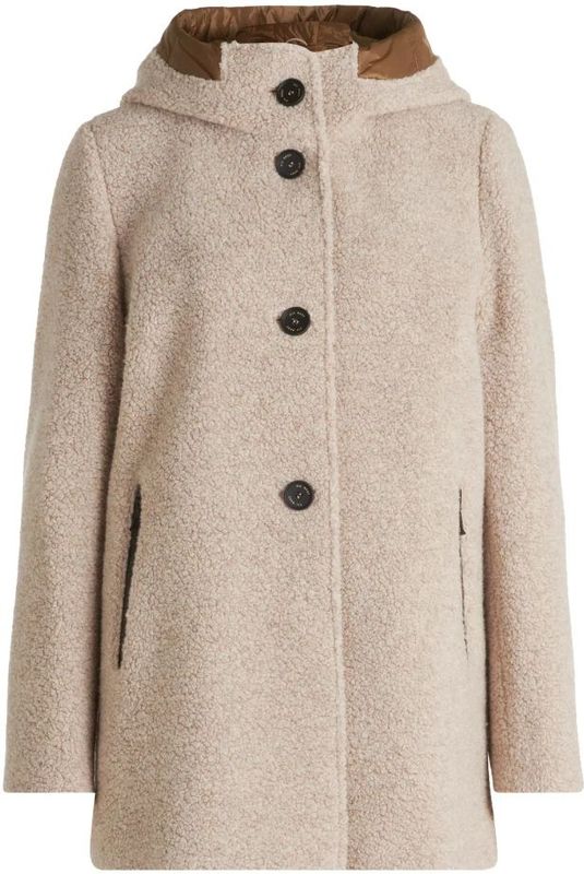 Gil Bret - Damesjack - Wolmix - Regular Fit - Capuchon - Ritszakken