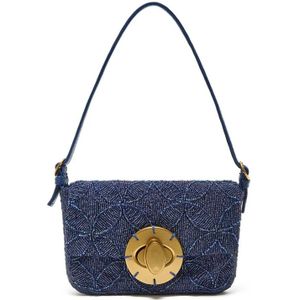 Maliparmi, Dames, Tassen, Blauw, Maat: ONE Size