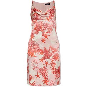 Versace, Dames, Jurken, Veelkleurig, Maat: XS Zijde,