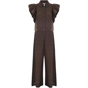 Kocca, Dames, Jumpsuits & Playsuits, Bruin, Maat: L