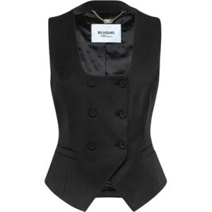 Blugirl, Dames, Jassen, Zwart, Maat: XS Wol,