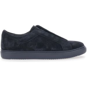 Doucal's - Roger - Slip-On Sneakers - Blauw - Suède