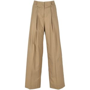 Kaos, Dames, Broeken, Beige, Maat: XS