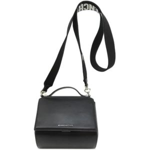 Givenchy Pre-owned, Dames, Pre-owned, Zwart, Maat: ONE Size Leer,