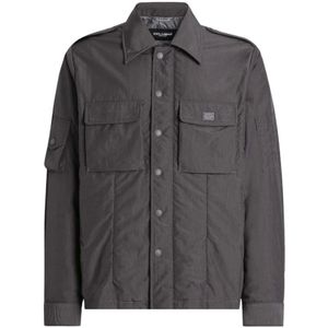 Dolce & Gabbana, Heren, Jassen, Zwart, Maat: L