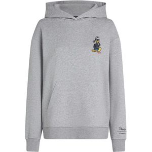 Karl Lagerfeld, Dames, Sweatshirts & Hoodies, Grijs, Maat: M Katoen,