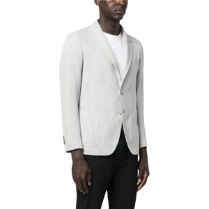 Tagliatore, Heren, Jassen, Wit, Maat: M Katoen,