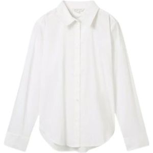 Tom Tailor, Dames, Blouses & Shirts, Wit, Maat: S
