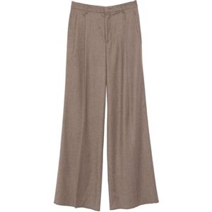 Tagliatore, Dames, Broeken, Bruin, Maat: S