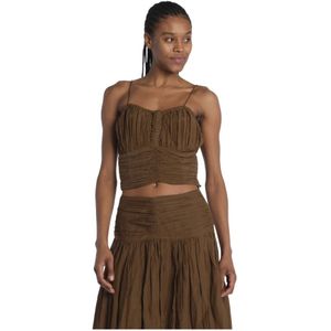 Scarlett Poppies, Dames, Tops, Groen, Maat: M Katoen,