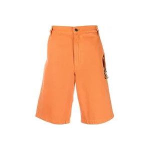 Jacquemus Lange shorts in opvallend oranje , Orange , Heren , Maat: W29