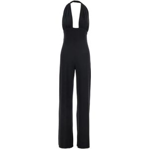Norma Kamali, Dames, Jumpsuits & Playsuits, Zwart, Maat: M