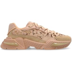 Dolce & Gabbana, Dames, Schoenen, Roze, Maat: 35 EU Leer,