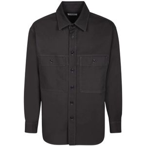 Lemaire, Heren, Overhemden, Bruin, Maat: S