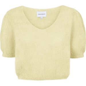 Americandreams, Dames, Truien, Geel, Maat: S Wol,