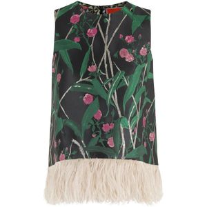 La DoubleJ, Dames, Tops, Veelkleurig, Maat: M Zijde,