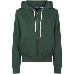 Ralph Lauren, Dames, Sweatshirts & Hoodies, Groen, Maat: XS Katoen,