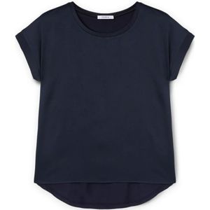 Motivi, Dames, Tops, Blauw, Maat: XS Satijn,