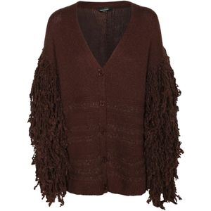 Fabiana Filippi - Cardigan - Bruin - 100% Wol