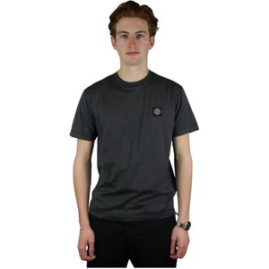 Stone Island, Heren, Tops, Zwart, Maat: S Katoen,
