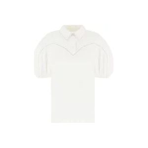 Chloé Polo Hemden , Beige , Dames , Maat: XS