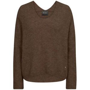 Trui - Mélange - Knitwear - V-hals - Lange Mouw - Losse Pasvorm