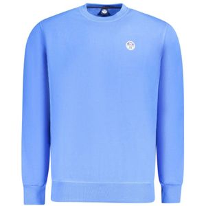 North Sails - Blauwe Katoenen Trui - Heren - Sweatvesten