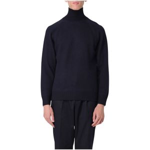 Paolo Pecora, Heren, Truien, Blauw, Maat: M