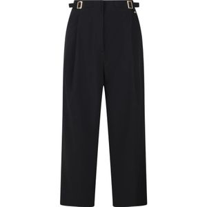 Herno, Dames, Broeken, Zwart, Maat: 2XS Nylon,