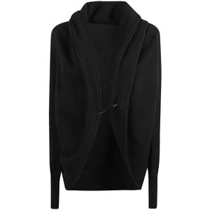 Alberta Ferretti, Dames, Truien, Zwart, Maat: S