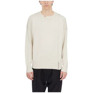 Isabel Benenato, Heren, Truien, Beige, Maat: S Katoen,