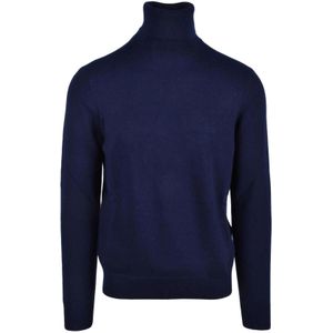 Malo, Heren, Truien, Blauw, Maat: 3XL Wol,