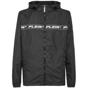 Philipp Plein, Heren, Jassen, Zwart, Maat: 2XL Nylon,