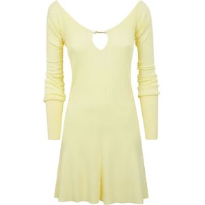 Jacquemus, Dames, Jurken, Beige, Maat: XS