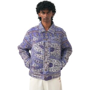 Antik Batik, Heren, Jassen, Blauw, Maat: XL Katoen,