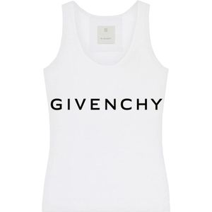 Givenchy, Dames, Tops, Wit, Maat: S Katoen,