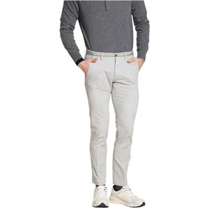 Mason's, Heren, Broeken, Grijs, Maat: S Gabardine,