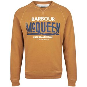 Barbour, Heren, Sweatshirts & Hoodies, Oranje, Maat: L Katoen,