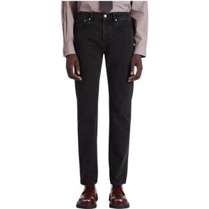 Kenzo, Heren, Jeans, Zwart, Maat: W33 Katoen,