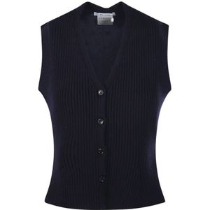 Max Mara, Dames, Jassen, Blauw, Maat: XS Wol,