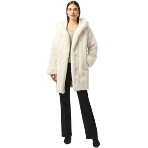 Joseph Ribkoff, Dames, Mantels, Wit, Maat: M Leer,