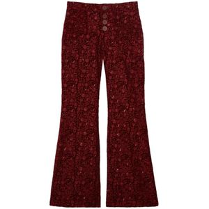Ines de la Fressange Paris, Dames, Broeken, Rood, Maat: XL