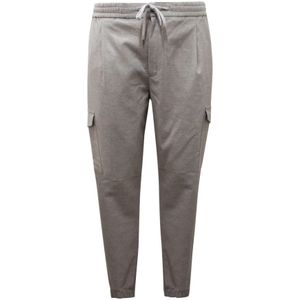 Pt01, Heren, Broeken, Grijs, Maat: XL Flanel,