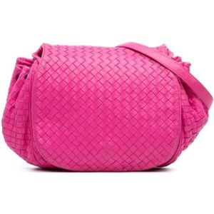 Bottega Veneta Vintage, Dames, Pre-owned, Roze, Maat: ONE Size Leer,
